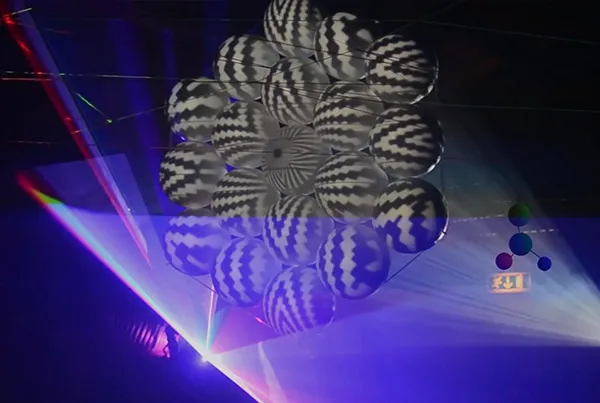 Beeld uit het project Fruit of Life – Videomapping sculpture