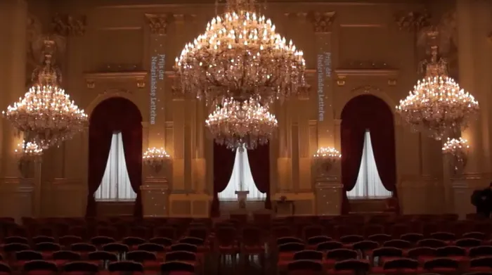 Beeld uit het project Prijs der Nederlandse letteren – Royal Palace Brussels